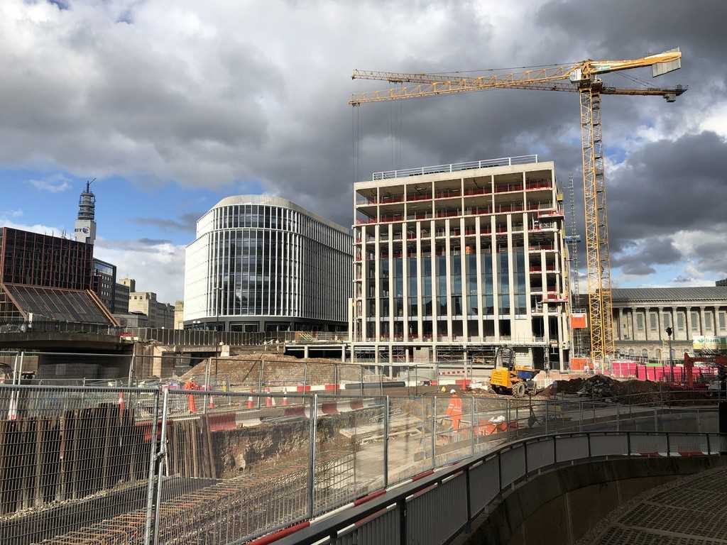 The Construction of Two Chamberlain Square - April 2019